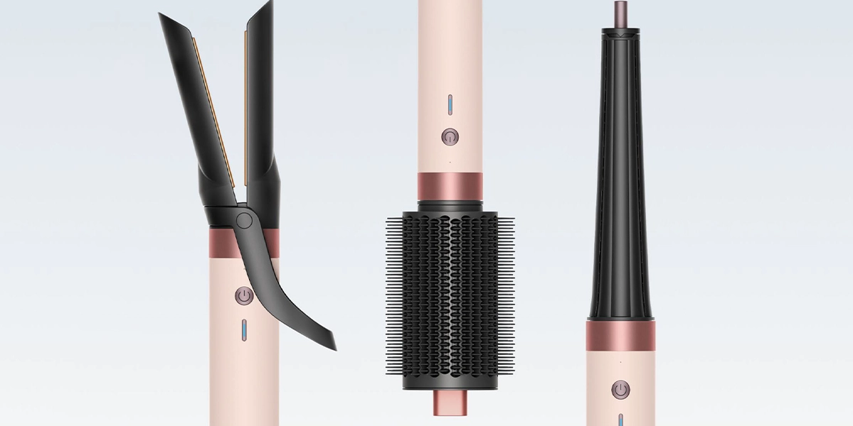 Мультистайлер-фен Dyson Airwrap Co-anda2x Multi-styler & Dryer Curly+Coily - Ceramic Pink/Rose Gold (492480-01) EU