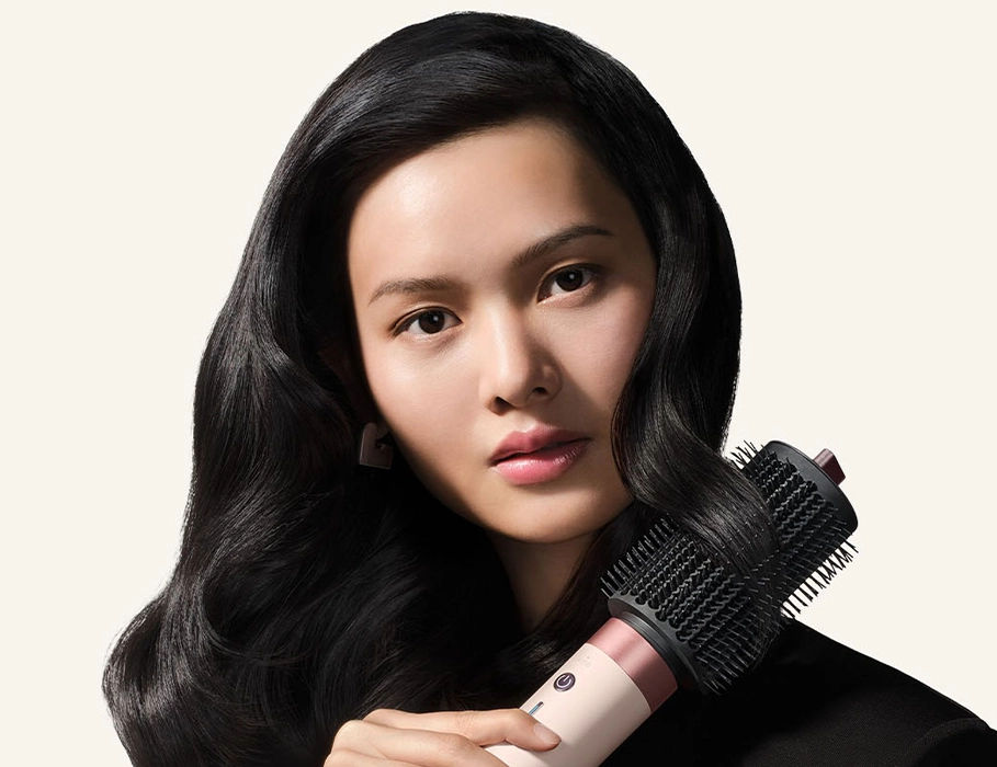 Мультистайлер-фен Dyson Airwrap Co-anda2x Multi-styler & Dryer Curly+Coily - Ceramic Pink/Rose Gold (492480-01) EU