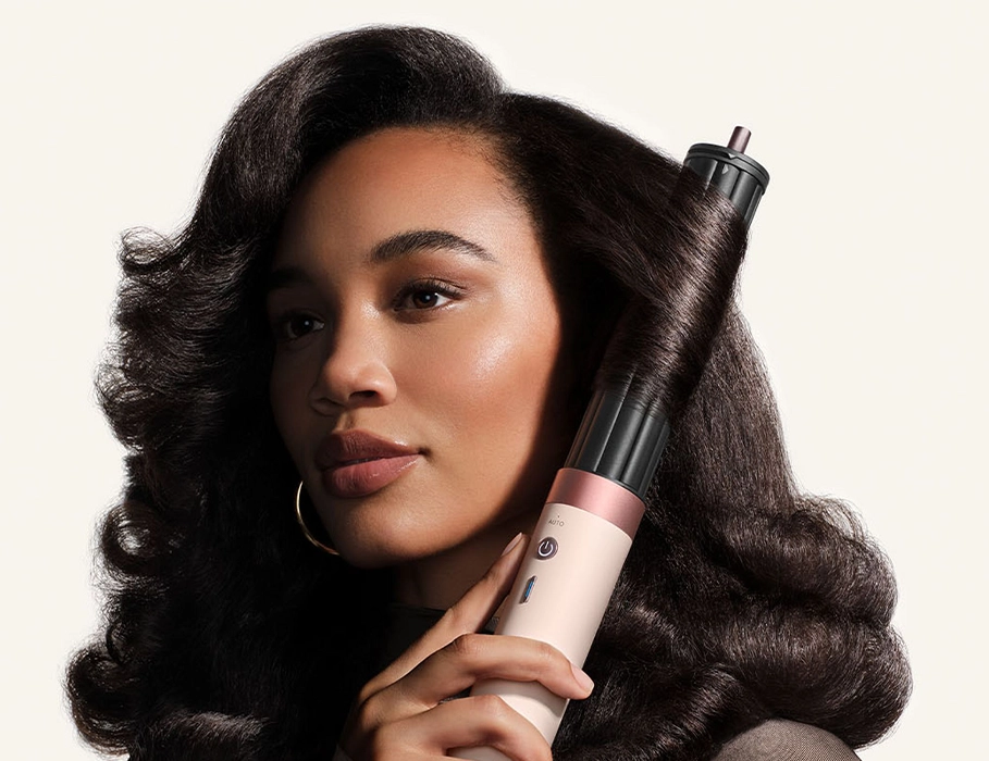 Мультистайлер-фен Dyson Airwrap Co-anda2x Multi-styler & Dryer Curly+Coily - Ceramic Pink/Rose Gold (492480-01) EU