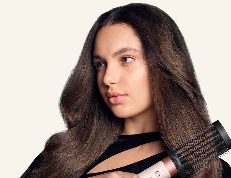 Мультистайлер-фен Dyson Airwrap Co-anda2x Multi-styler & Dryer Curly+Coily - Ceramic Pink/Rose Gold (492480-01) EU
