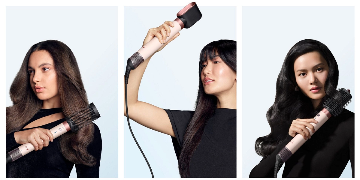 Мультистайлер-фен Dyson Airwrap Co-anda2x Multi-styler & Dryer Curly+Coily - Ceramic Pink/Rose Gold (492480-01) EU
