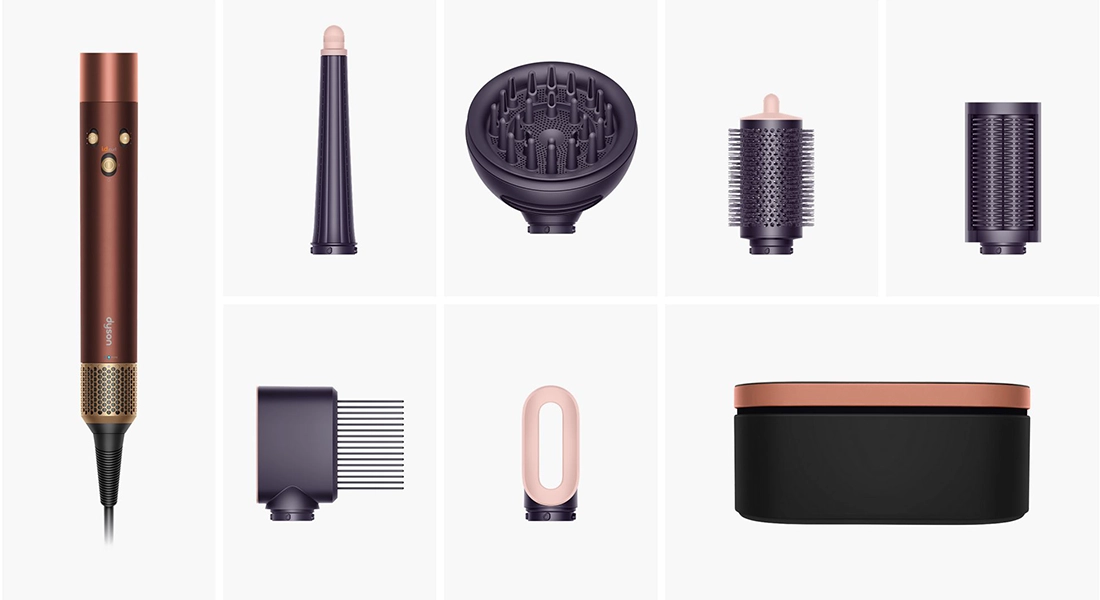Стайлер для кучерявого волосся Dyson Airwrap i.d. Multi-Styler and Dryer Curly+Coily - Plum/Copper (492418-01) EU