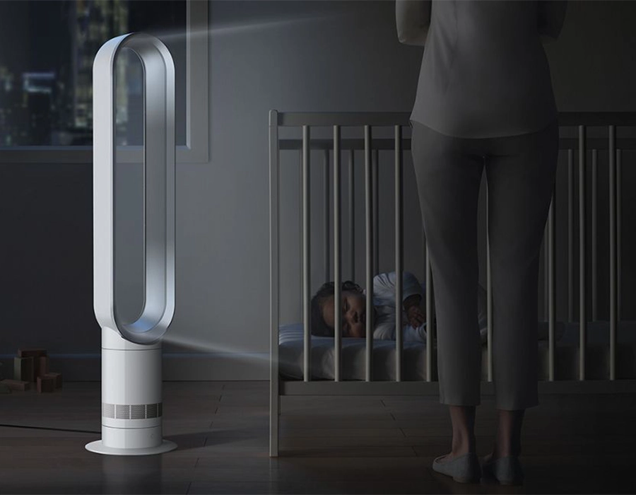 Нічний режим вентилятора Dyson AM07 з таймером сну