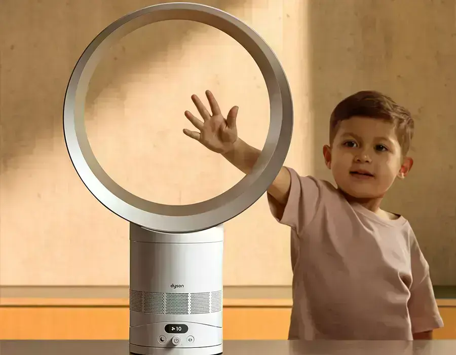 Схематичне зображення безщіткового двигуна у Dyson CF1