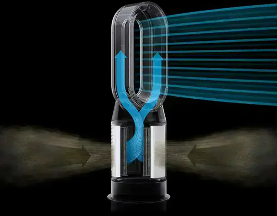 Очиститель воздуха Dyson HP1 с углом поворота до 350 градусов