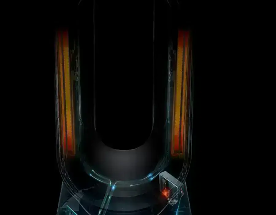 Dyson HP1 обеспечивает энергоэффективный обогрев комнаты