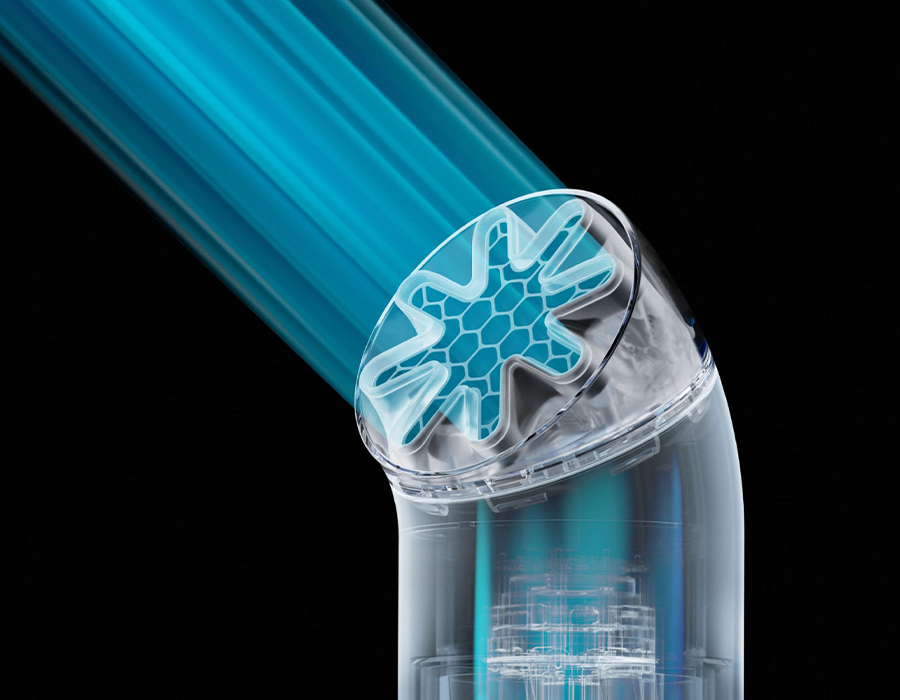 Портативний вентилятор Dyson HushJet Mini Cool - Stone/Blush (641014-01)