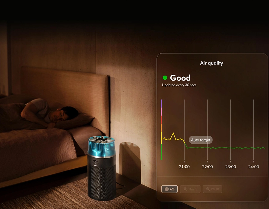 Очищувач повітря Dyson HushJet Purifier Compact HJ10 - Black/Teal EU