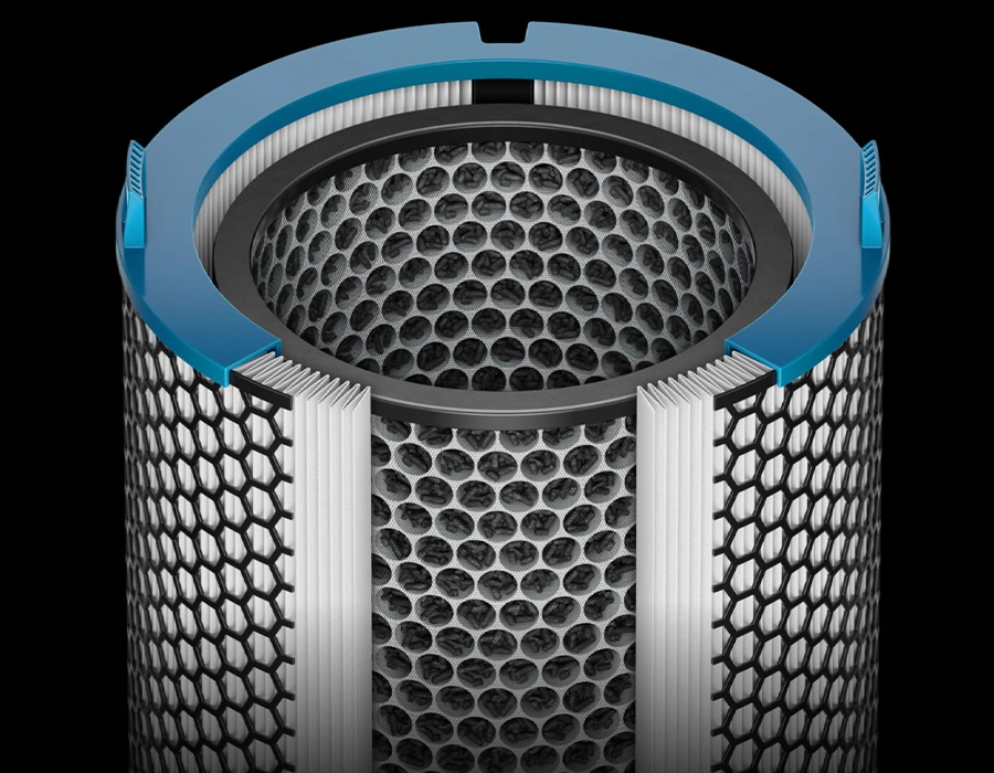 Очищувач повітря Dyson HushJet Purifier Compact HJ10 - Black/Teal EU