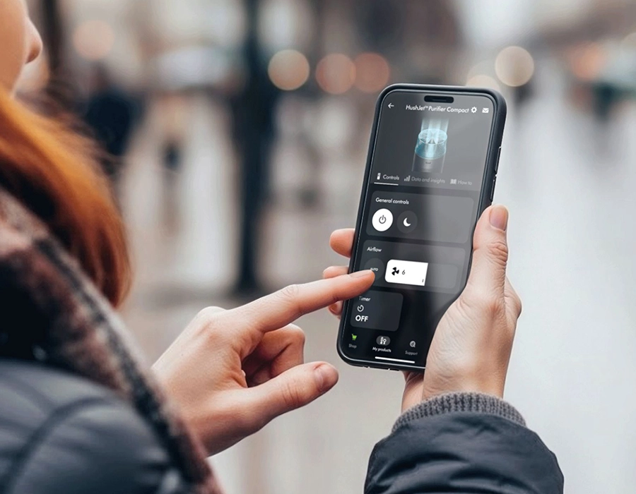 Очищувач повітря Dyson HushJet Purifier Compact HJ10 - Black/Teal EU