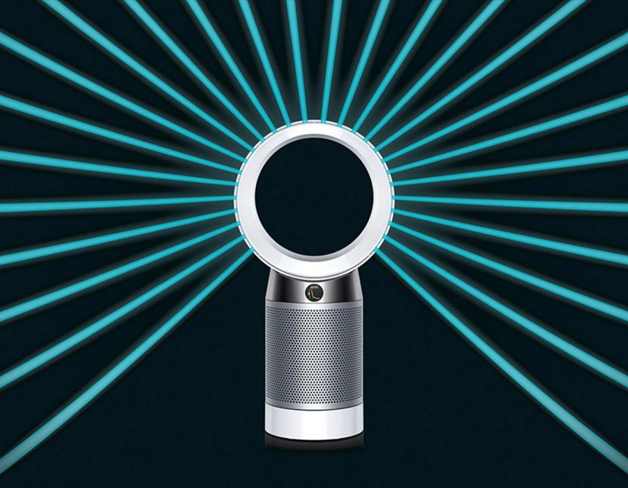 Демонстрація технології Air Multiplier у Dyson Pure Cool