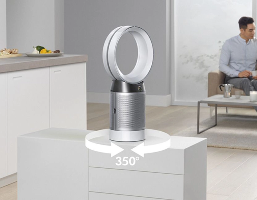 Очищувач Dyson DP04 широкий кут обертання