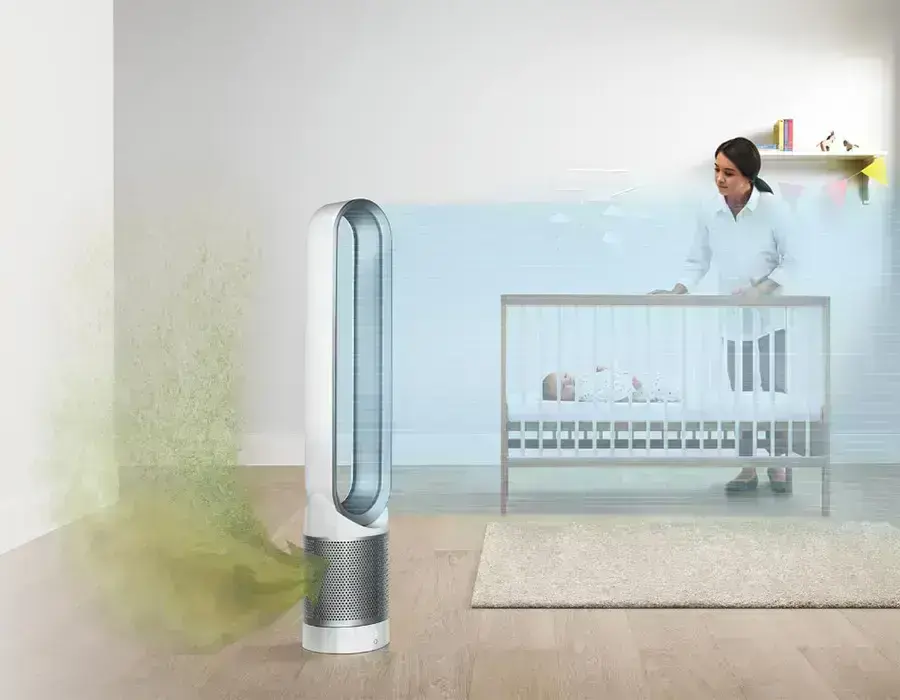 Технология Air Multiplier в очистителе Dyson Pure Cool