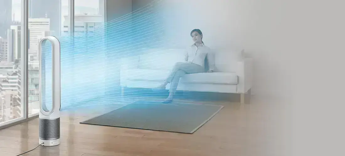 Очиститель воздуха Dyson Pure Cool TP00 в современном интерьере