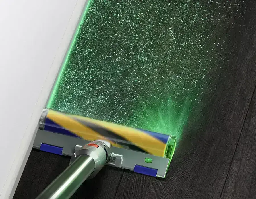 Насадка Dyson Laser Slim Fluffy для ефективного очищення підлоги з лазерним підсвічуванням
