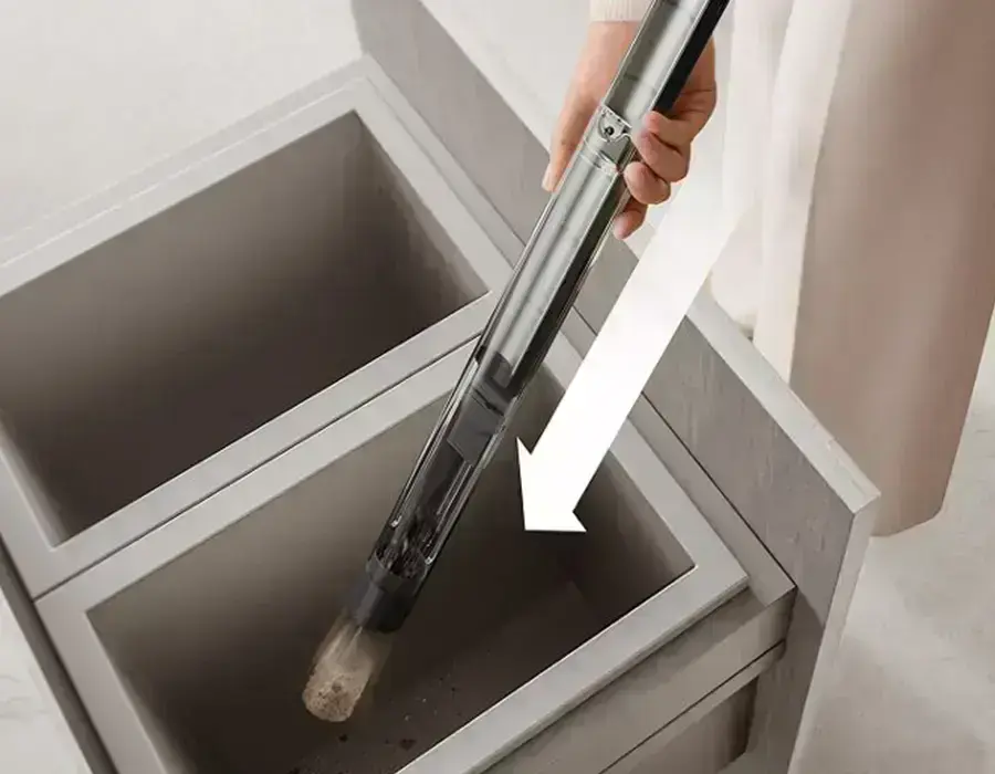 Зберігання пилососа Dyson PencilVac з аксесуарами