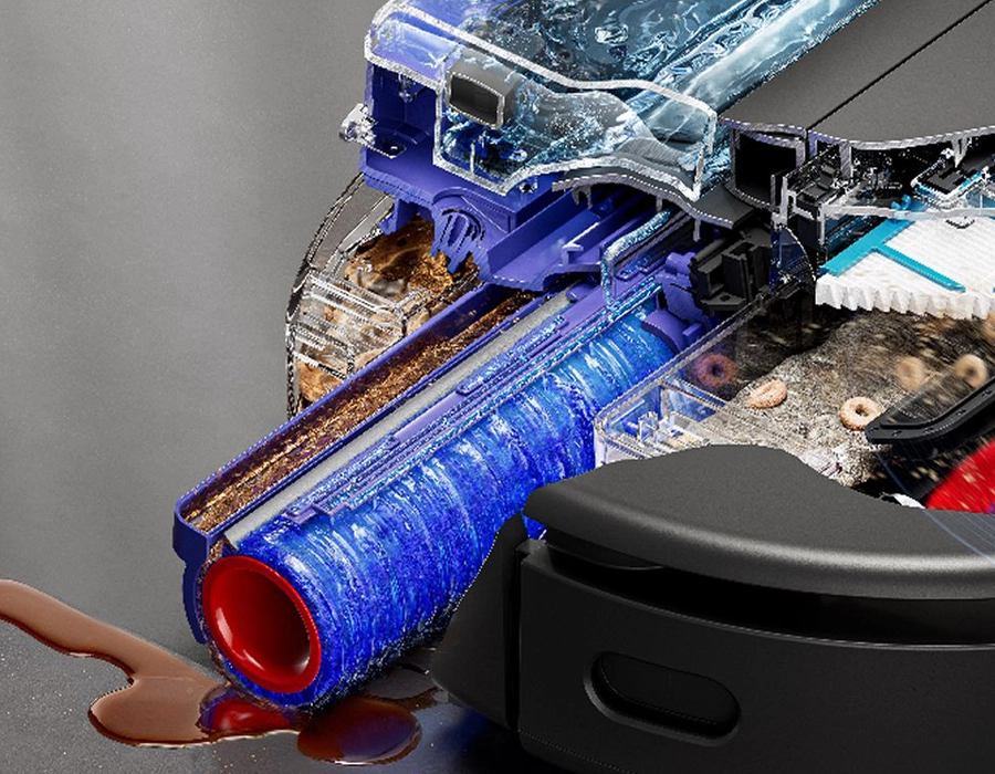 Робот-пилосос для вологого і сухого прибирання Dyson Spot+Scrub Ai (586183-01)