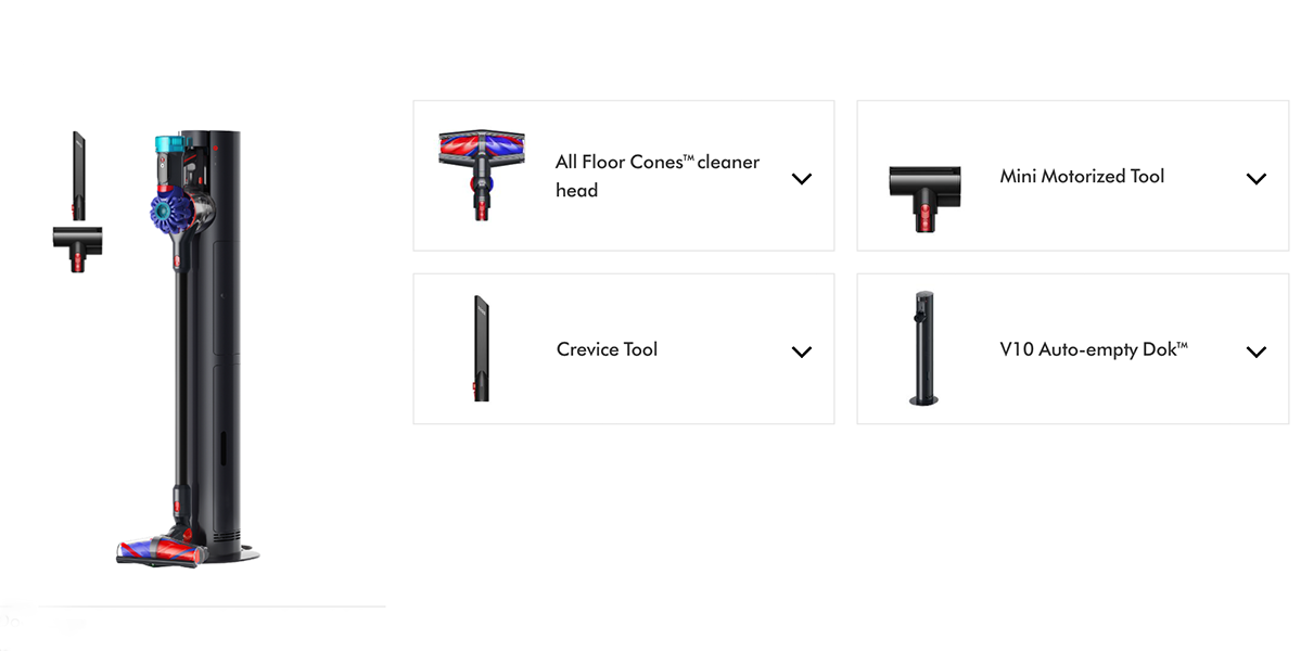 Беспроводной пылесос Dyson V10 Konical + Auto-empty Dok с базой самоочистки - Black Copper (594030-01)