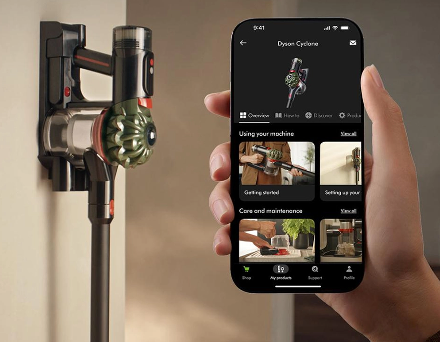 Додаток Dyson — підключення та онлайн-поради