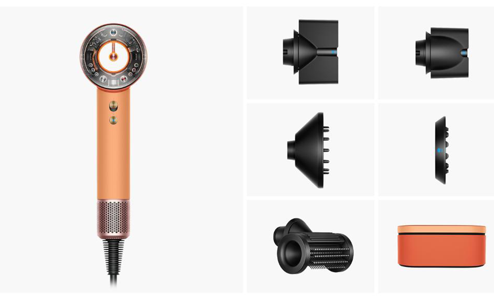 Фен для волосся Dyson Supersonic HD16 Nural Hair Dryer Straight+Wavy - Ceramic Apricot/Topaz EU