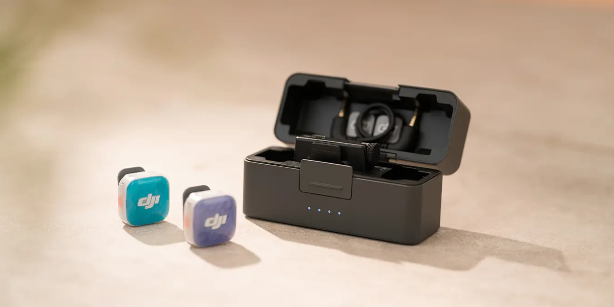 Микрофонная система DJI Mic Mini 2S [2 TX + 1 RX + Charging Case + DJI Mic Series Mobile Receiver]
