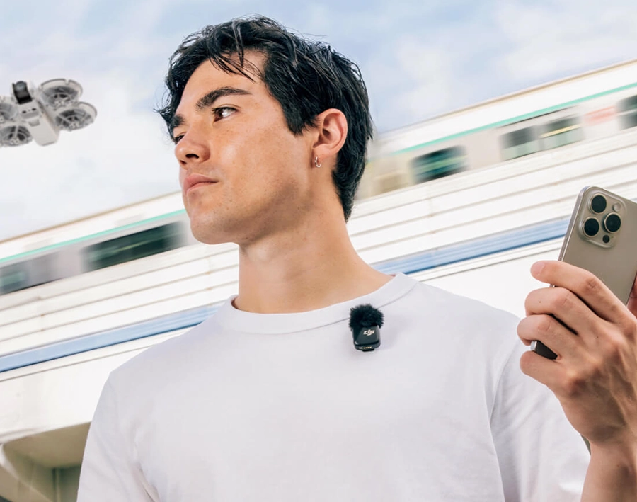 Передатчик радиосистемы DJI Mic Mini - Arctic White (CP.RN.00000430.01)