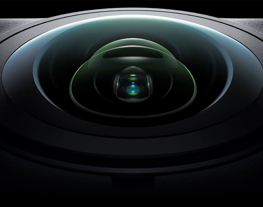 Ілюстрація нового квадратного HDR-сенсора в DJI Osmo 360