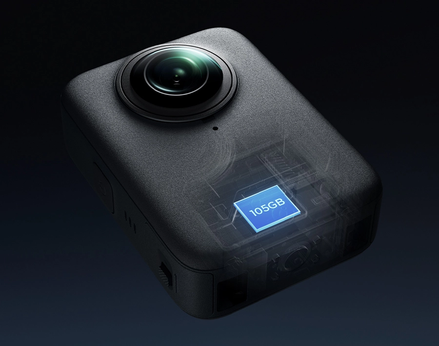 DJI Osmo 360 під час зйомки відео у форматі 8K
