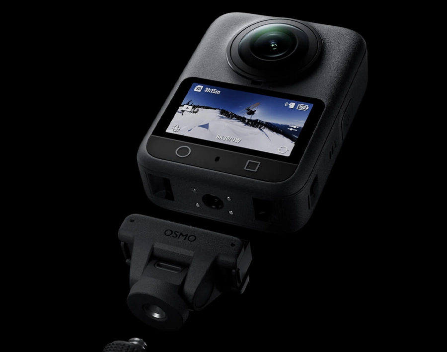 Магнітне кріплення камери DJI Osmo 360 до аксесуарів через стандартну різьбу