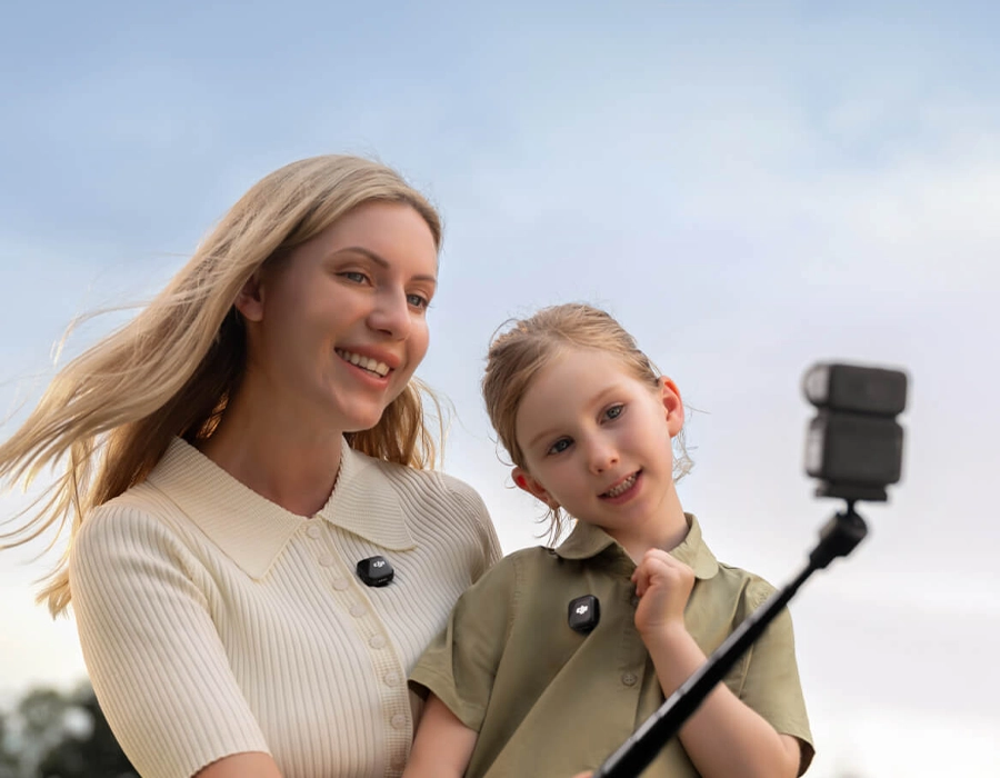 DJI Osmo Nano – підтримка OsmoAudio і стереозвук із двох вбудованих мікрофонів