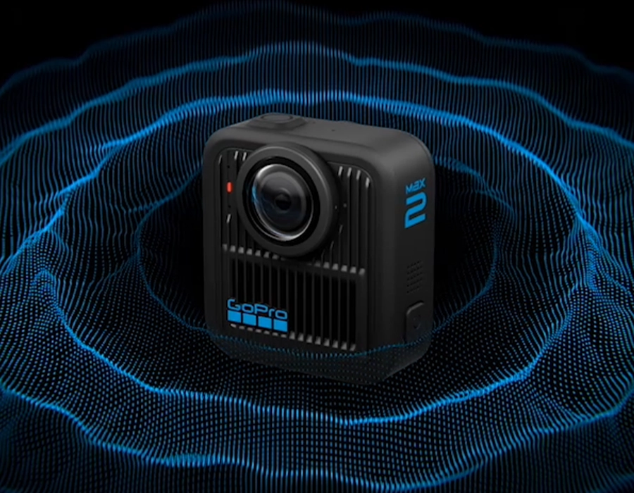 GoPro MAX2 — масив із 6 мікрофонів для об'ємного стереозвуку та шумозниження