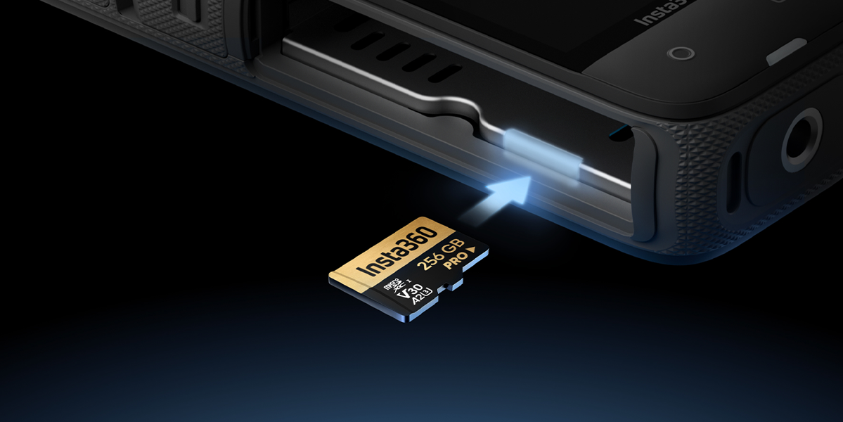 Карта памяти Insta360 256 GB MicroSDXC UHS-I U3 V30 A2 Class 10 (CINSBAVL)