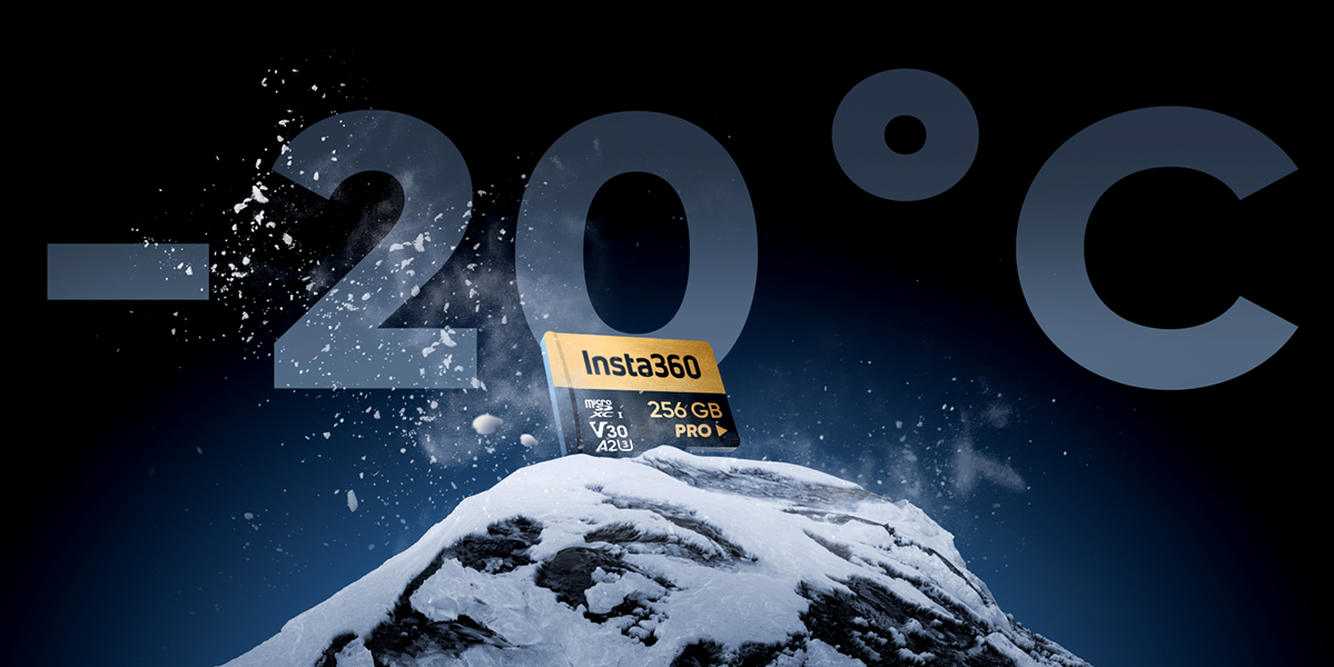 Карта памяти Insta360 256 GB MicroSDXC UHS-I U3 V30 A2 Class 10 (CINSBAVL)
