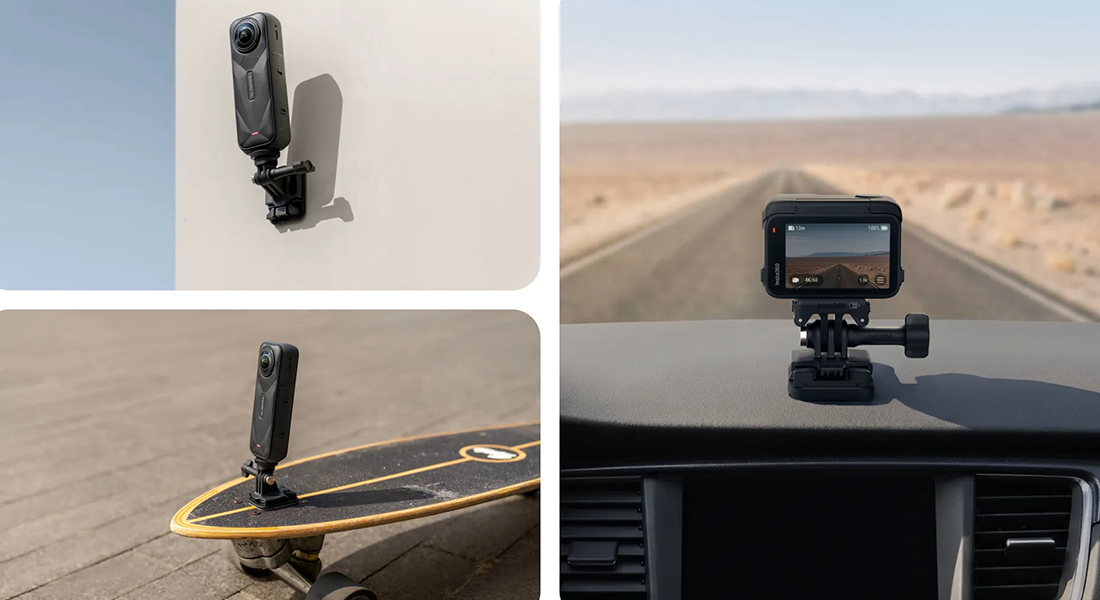 Комплект клейких кріплень Insta360 Adhesive Mount Kit (CINSHAVD)