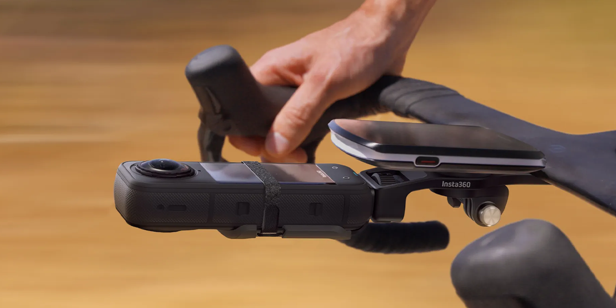 Кріплення для велокомп'ютера на інтегроване кермо Insta360 Bike Computer Mount - Integrated Handlebars (CINSCAVT)