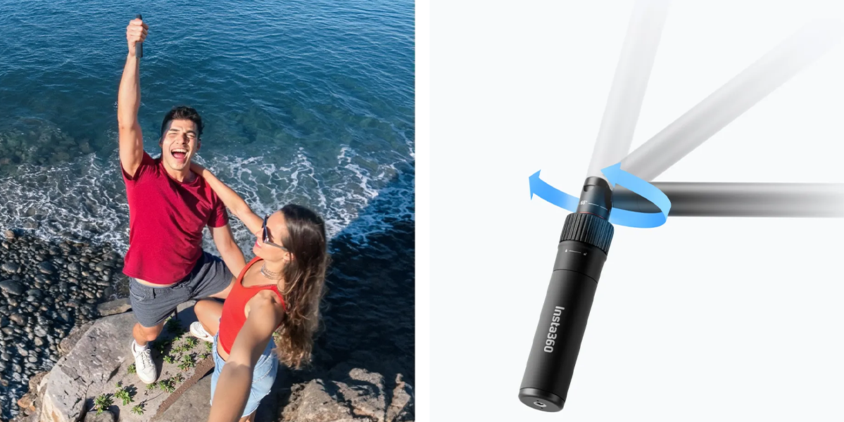 Селфі-монопод для ефекту Bullet Time Insta360 Bullet Time Selfie Stick 2.0 (CINSCAVK)