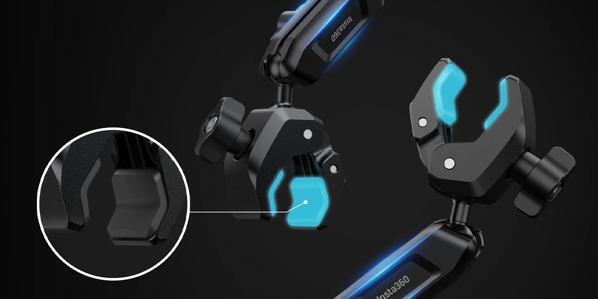 Універсальний затискач для екшн-камери Insta360 Crab Clamp (CINSFAVP)