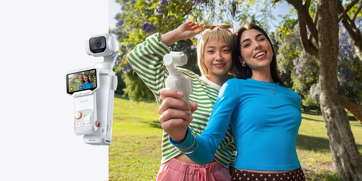 Екшн-камера Insta360 Luna Pro [POV Bundle] - Stellar White