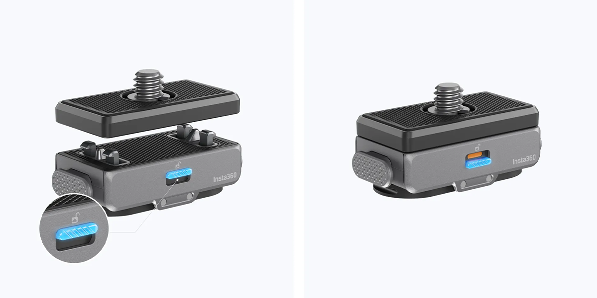 Швидкознімне кріплення Insta360 Quick Release Mount 2.0 (CINSEAVP)