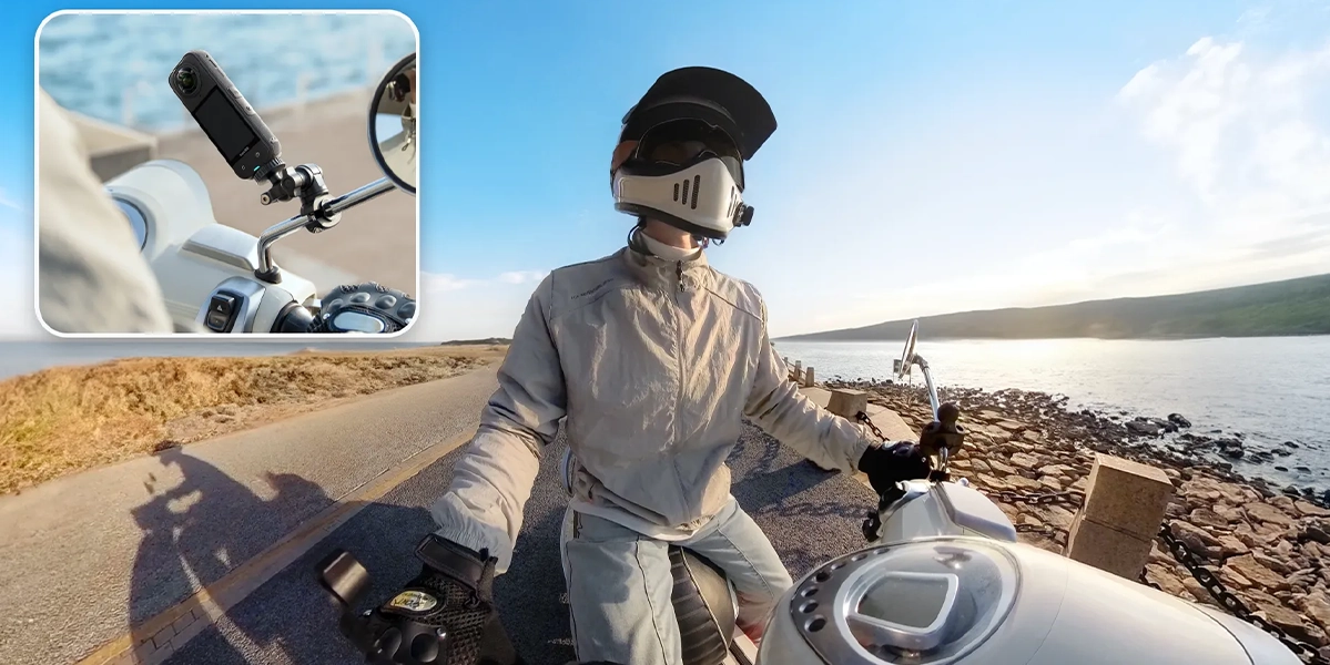 Кріплення на дзеркало мотоцикла Insta360 Rear View Mirror Mount (CINSBAVH)