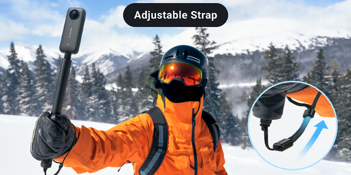 Ремінець для селфі-палиці на зап'ястя Insta360 Selfie Stick Wrist Strap (CINSBAVR)