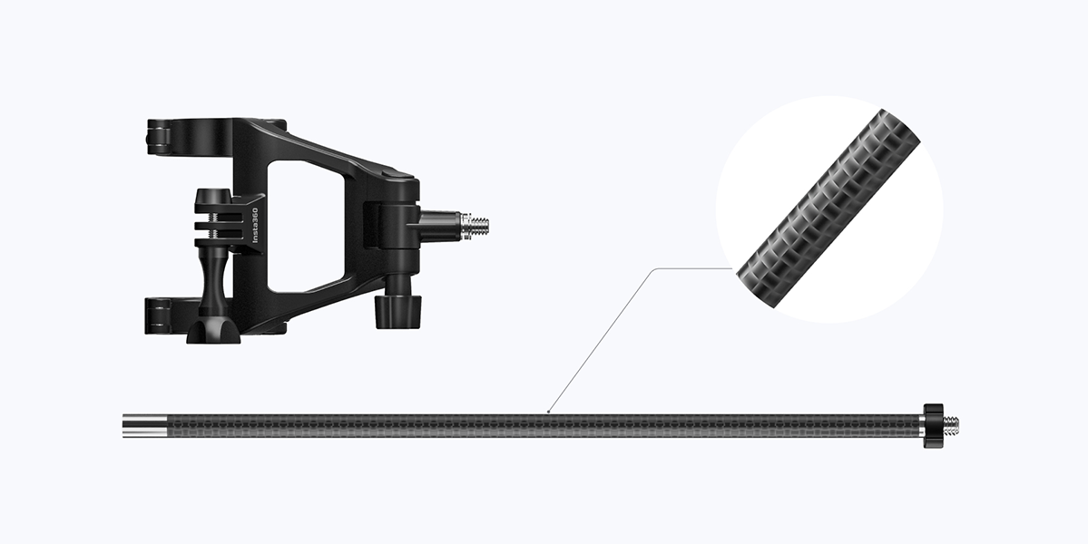 Кріплення на кермо велосипеда для зйомки від третьої особи Insta360 Third-Person Bike Handlebar Mount (CINSTAVG)