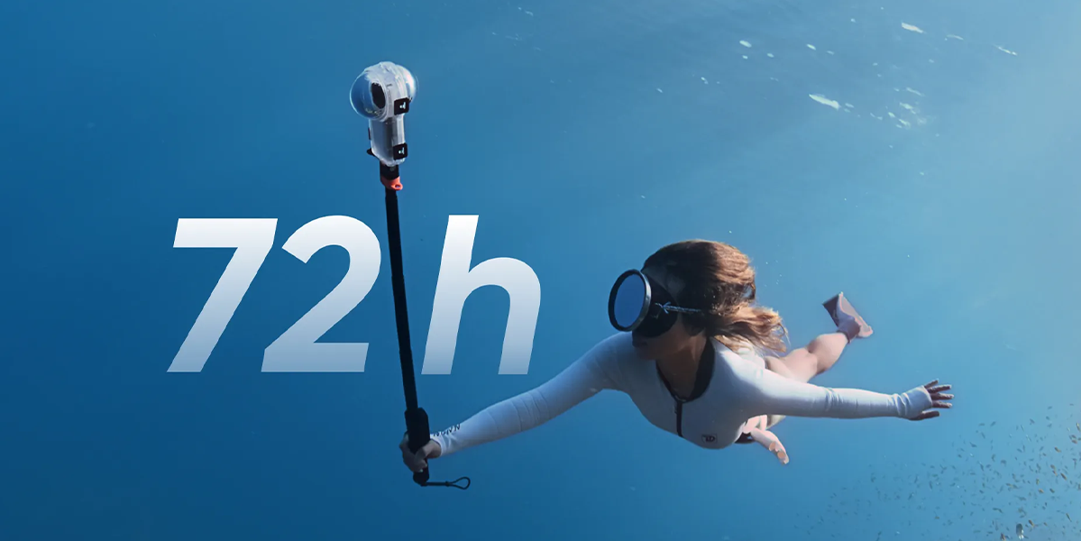 Підводний селфі-монопод з пультом Insta360 Underwater Selfie Stick with Remote (CINSEAVZ)