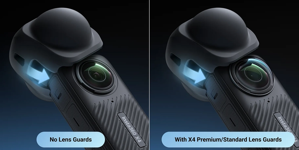 Силіконова кришка об'єктива Insta360 X4 Lens Cap (CINSBBMK)