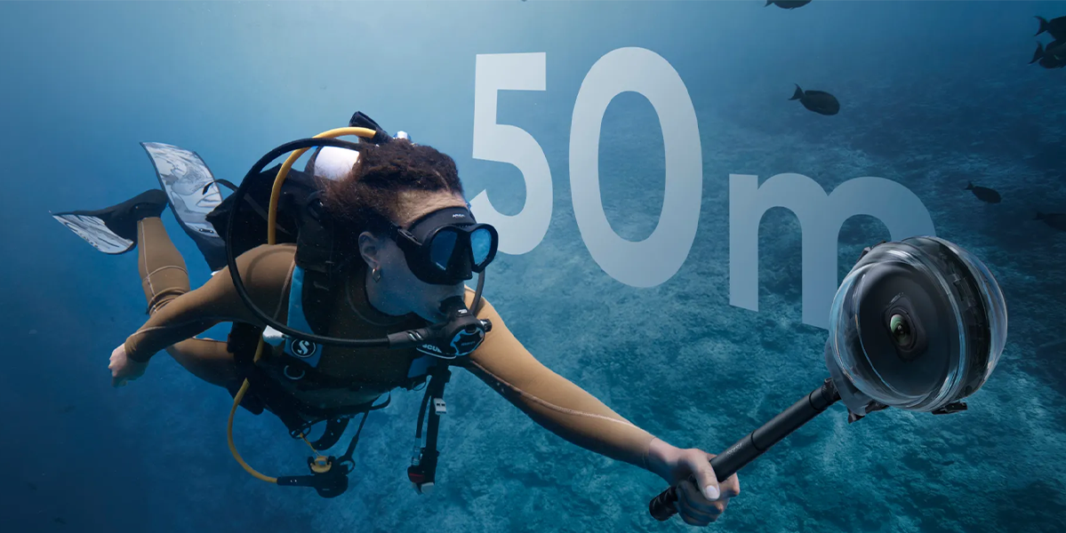 Професійний невидимий кейс для дайвінгу Insta360 X5 Invisible Dive Case Pro (CINSCAHN)