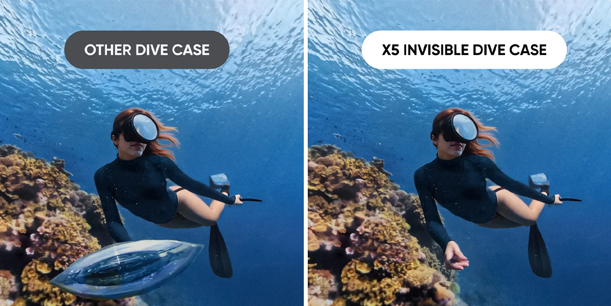 Невидимий кейс для дайвінгу Insta360 X5 Invisible Dive Case (CINSBAHJ)