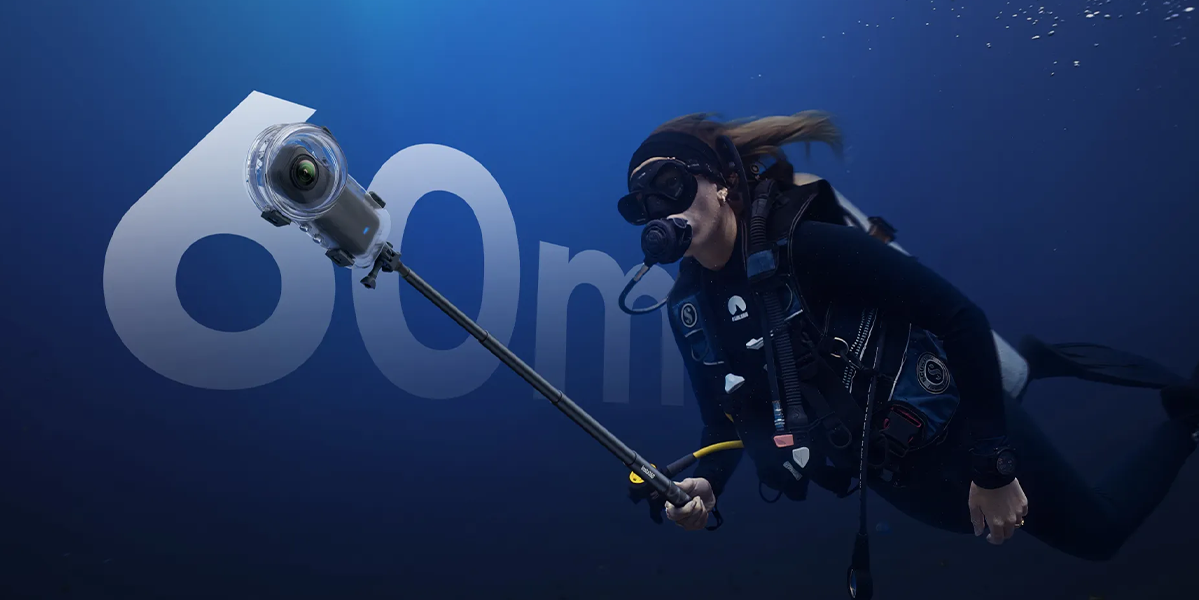 Невидимий кейс для дайвінгу Insta360 X5 Invisible Dive Case (CINSBAHJ)