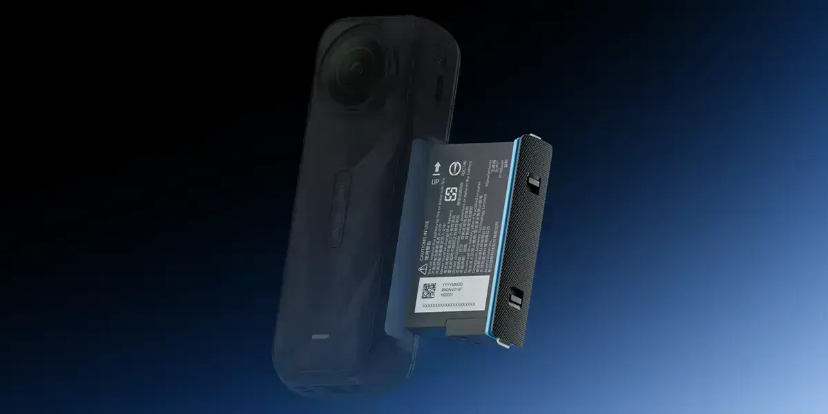 Акумулятор Insta360 Battery for X5 з основного ракурсу