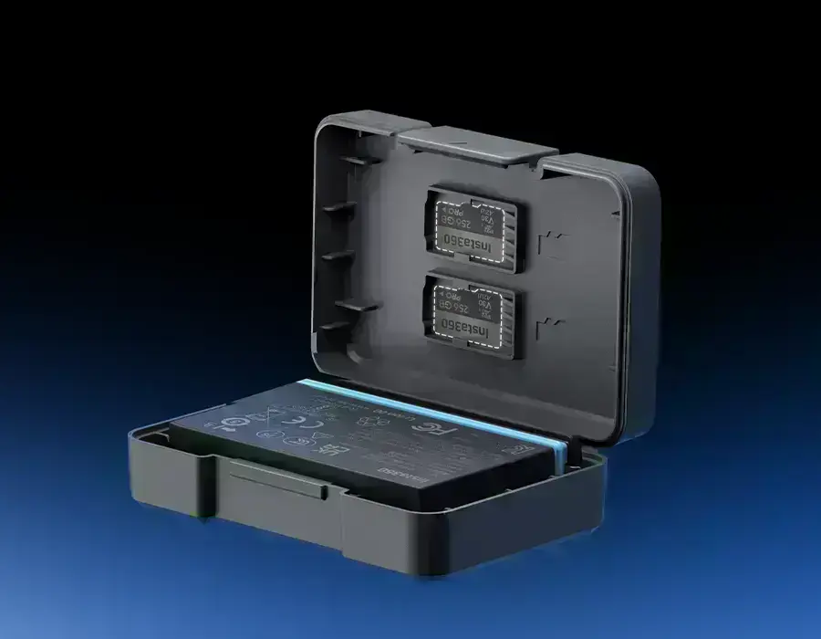 Чохол для Insta360 Battery for X5 з двома слотами для SD-карт