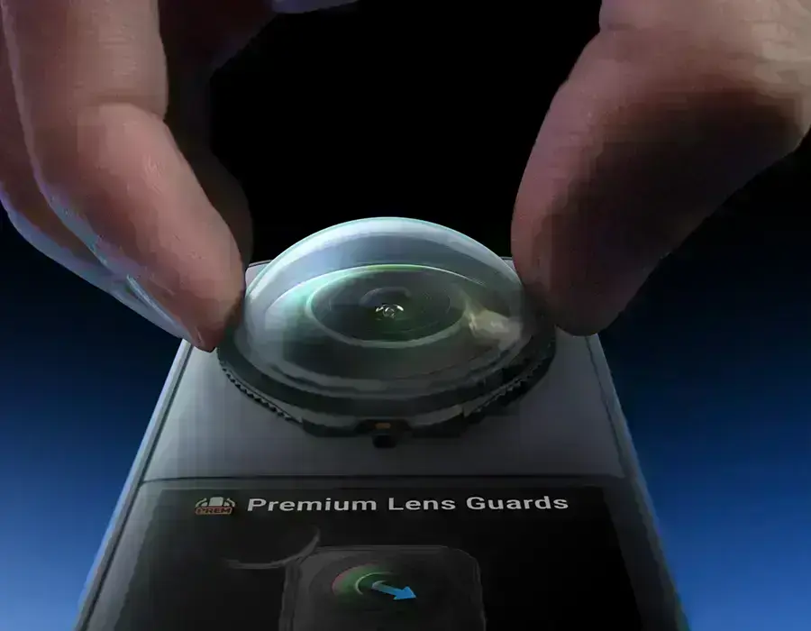 Камера Insta360 X5 розпізнає преміум-лінзи автоматично